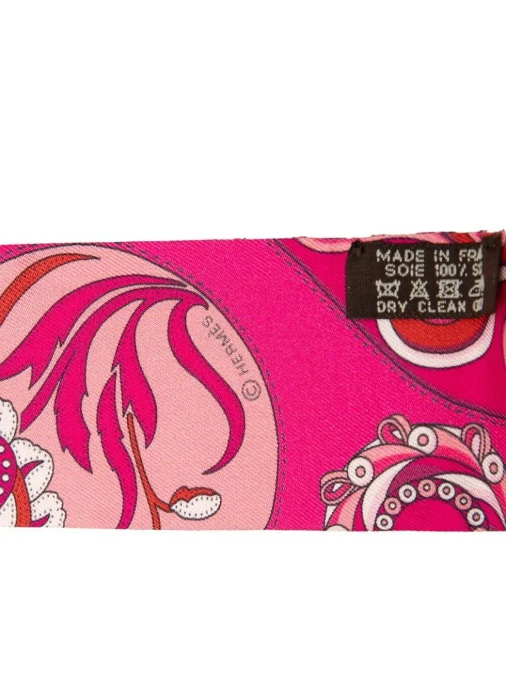 Hermes Twilly Festival Des Amazones Amazon Scarf Pink Silk